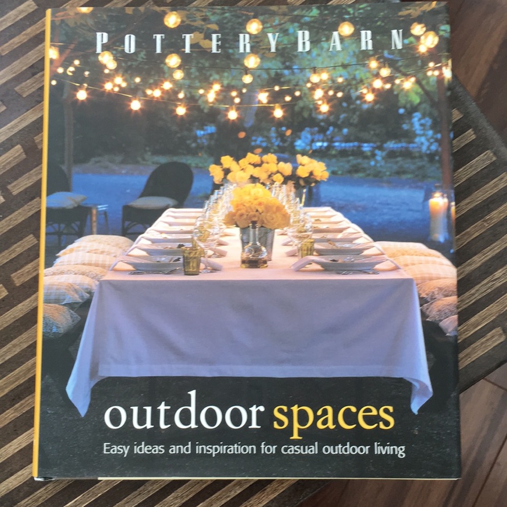Pottery Barn Outdoor Spaces Coffee Table Book
